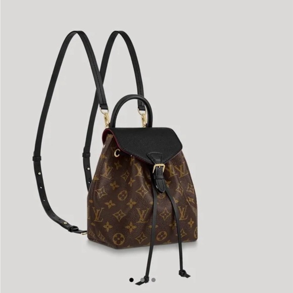 LOUIS VUITTON
Montsouris BB Monogram Canvas Backpack Black - Picture 2 of 10